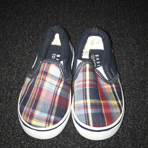 Baby boy plaid shoes - Picture 1 of 2